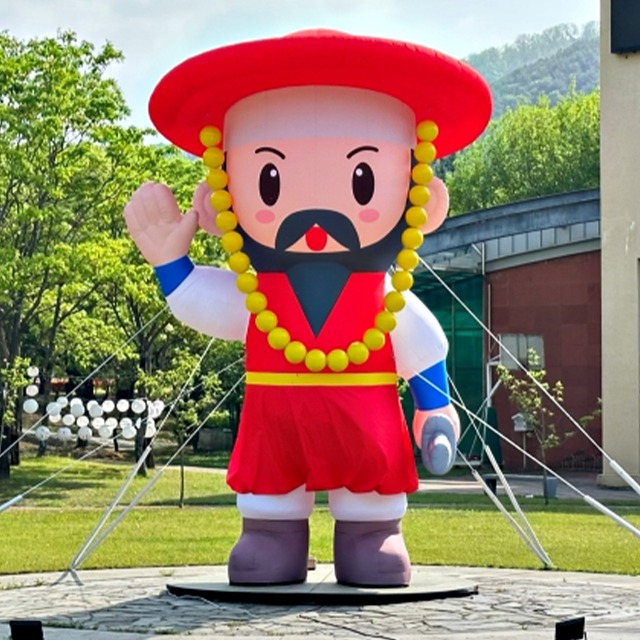 5미터 곽재우 장군 (입상) 의령홍의장군축제 캐릭터 행사 야외 조형물